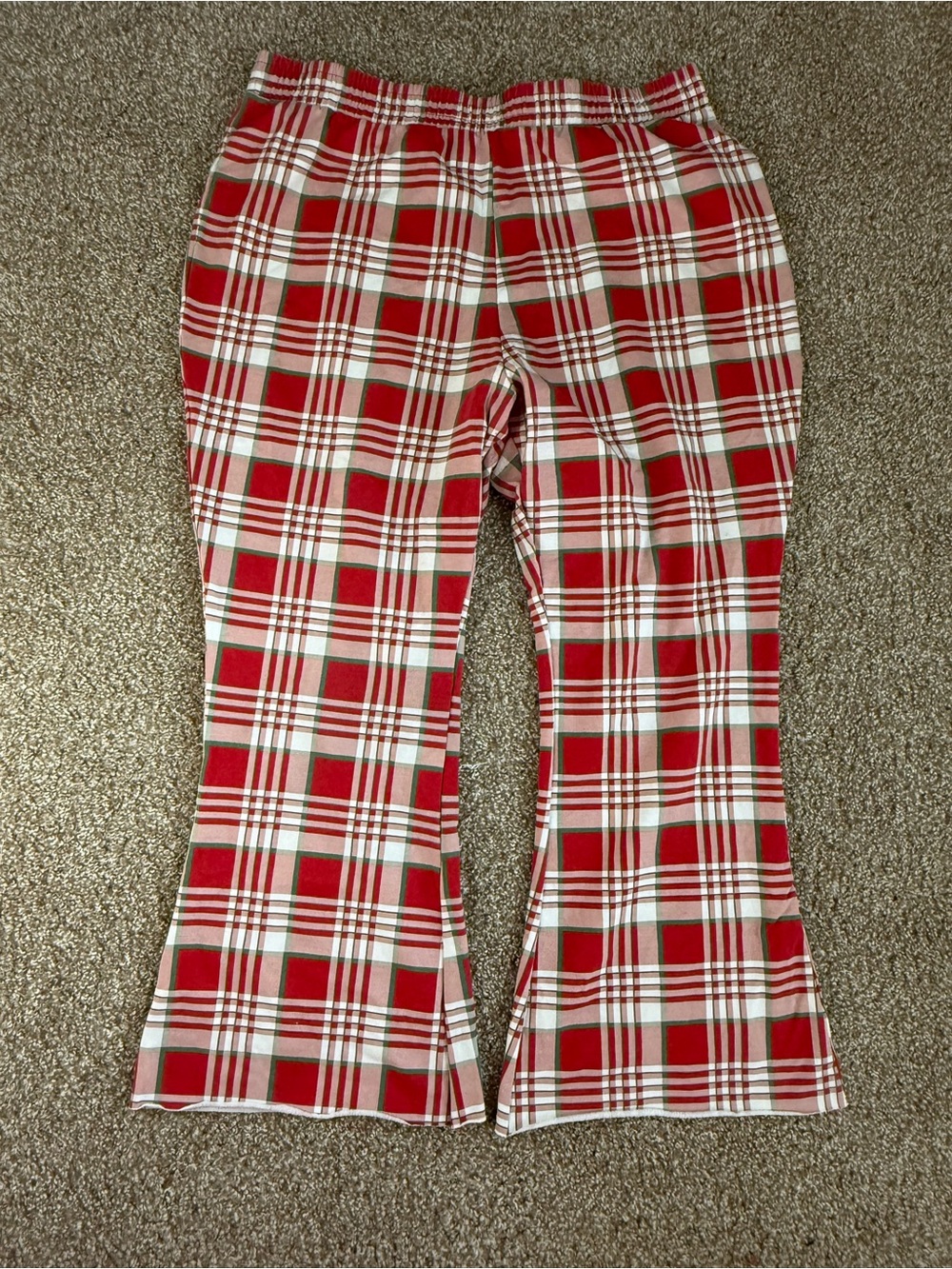 Grayson Threads Red and Green Plaid Lounge Pants